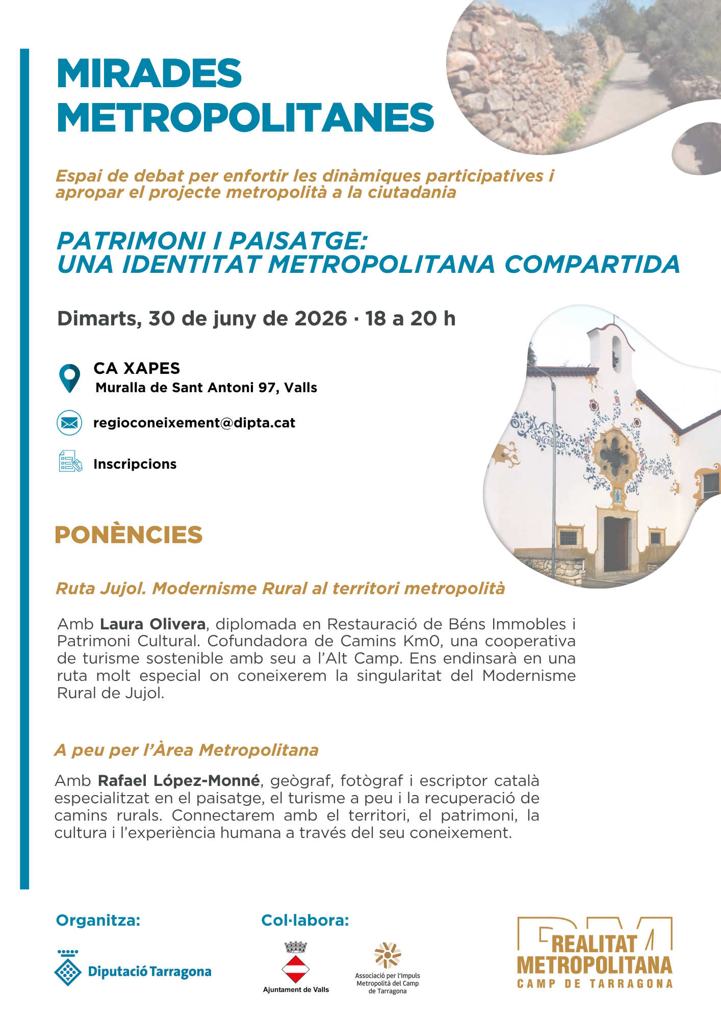 Patrimoni i Paisatge. una identitat metropolitana compartida